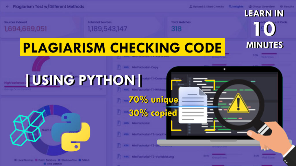 Plagiarism Checking Code Using Python | Project For Beginners