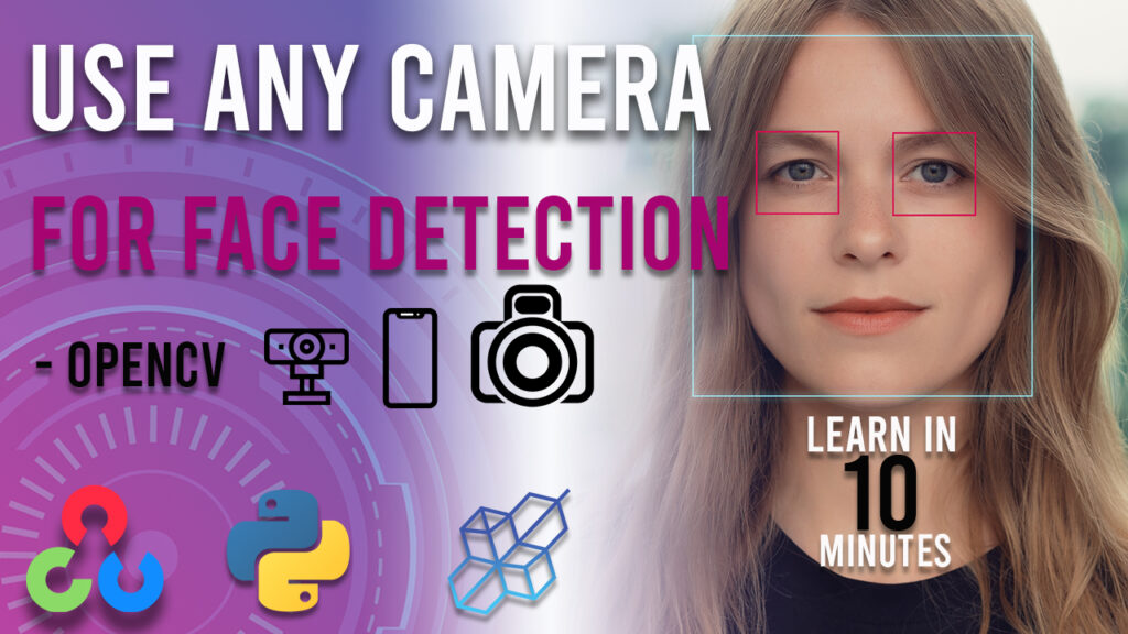 How To Use Any Camera For Face Detection Using OpenCV | Python | Project For Beginners